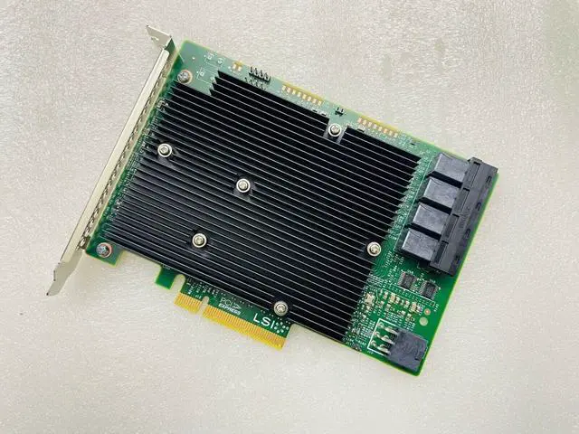 Alt view image 6 of 10 - LSI IT Mode SAS9300-16i 16-Port 12Gb/s SAS-3 SAS/SATA HBA ZFS TrueNAS UnRAID