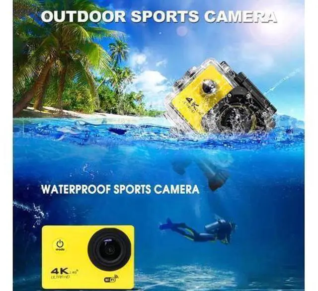Alt view image 8 of 10 - F60 F60R Ultra HD 4K Action Camera Sport Camera WiFi Camcorders 16MP 2 Inch Screen Wireless Action Camera Waterproof