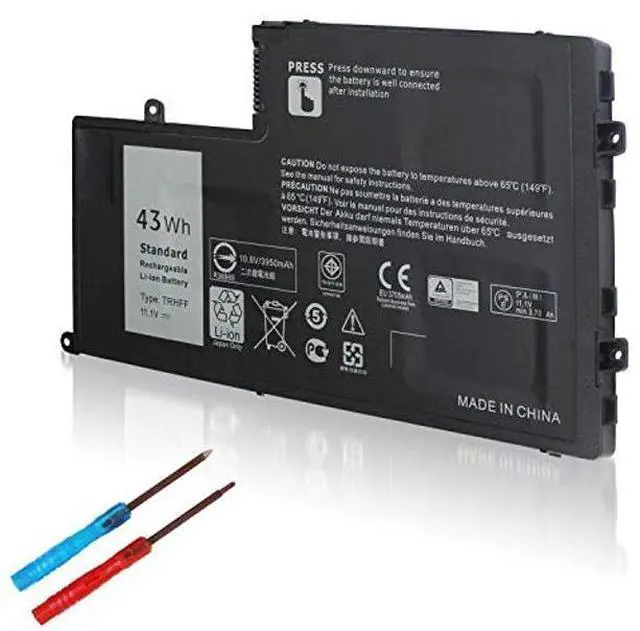 Alt view image 6 of 10 - 43WH TRHFF P39F P49G Notebook Battery for Dell Inspiron 15 5000 Series 15-5547 5547 5548 5545 5542 N5547 N5447 5447 5445 5448 i5547-3750sLV Latitude 14-3450 15-3550 0PD19 1V2F6 DL011307-PRR13G01 P51G