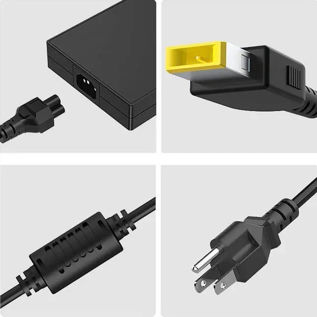 Alt view image 8 of 8 - 230W AC Adapter for Lenovo Ideapad Legion Y900 Y910 Y740 Y920 Y7000 ADL230NLC3A ADL230NDC3A 4X20E75111 GX20L29347 Thinkpad P73 P72 P71 P70 P53 P52 P51 P50 Laptop Power Supply Charger Cord - OEM