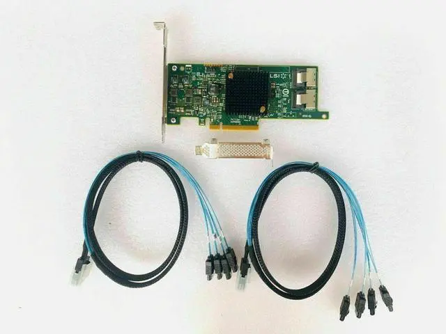 Alt view image 5 of 8 - LSI SAS2308-8I 9217-8I 8-Port External 6Gb/s SAS/SATA RAID Card + 2* 8087 SATA