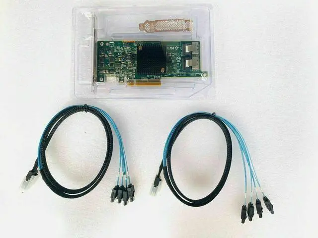 Alt view image 6 of 8 - LSI SAS2308-8I 9217-8I 8-Port External 6Gb/s SAS/SATA RAID Card + 2* 8087 SATA
