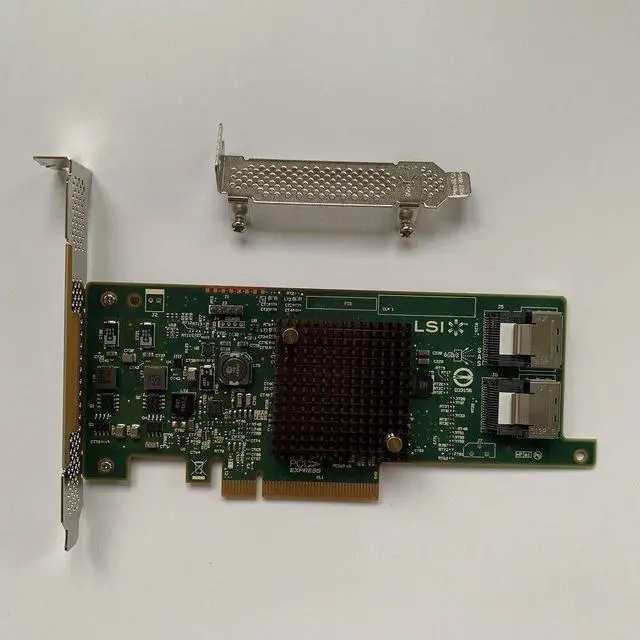 Alt view image 7 of 8 - LSI SAS2308-8I 9217-8I 8-Port External 6Gb/s SAS/SATA RAID Card + 2* 8087 SATA