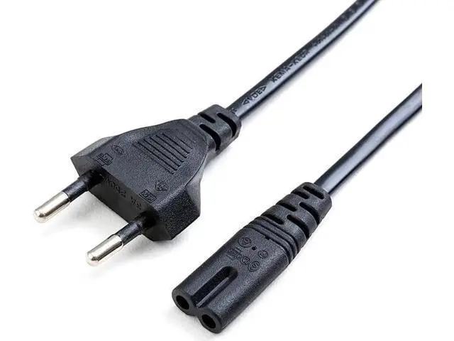 Alt view image 8 of 10 - 1.5M 2 Pin Prong US EU to C7 Extension Cable Power Supply Cord America European Figure 8 Power Cable For PS4 Laptop Lighting