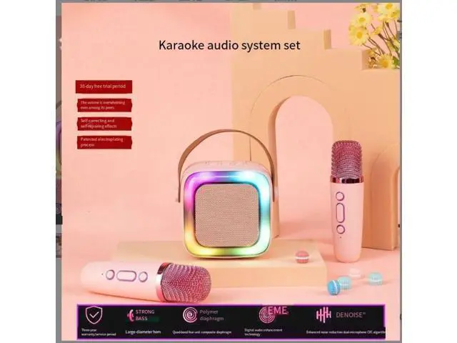 Alt view image 11 of 14 - SY13 new microphone, microphone and speaker integrated singing home karaoke speaker, home ktv Bluetooth wireless children