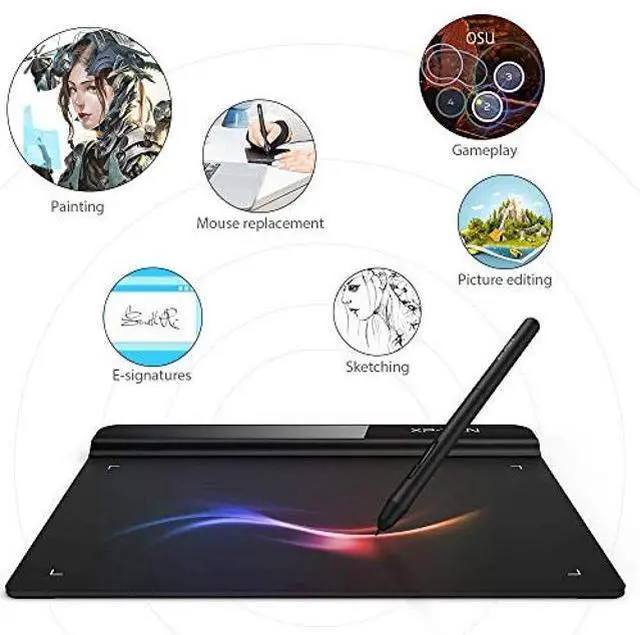 Alt view image 10 of 10 - XP-PEN StarG640 Drawing Tablet Digital Graphics Tablet 6x4 Inch Ultrathin Tablet with 8192 Levels Battery-Free Stylus & XP-PEN Shortcuts Stickers