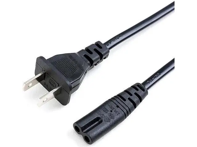 Alt view image 9 of 10 - 1.5M 2 Pin Prong US EU to C7 Extension Cable Power Supply Cord America European Figure 8 Power Cable For PS4 Laptop Lighting