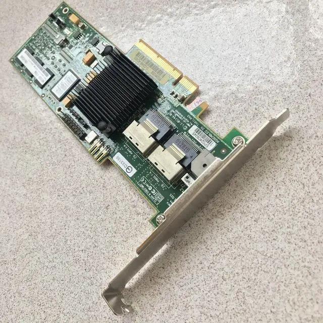 Alt view image 7 of 8 - LSI00187 LSI MegaRAID PCI-e SATA/SAS Raid Controller 8708EM2/128M RAID0/1/10
