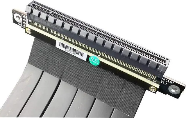 Alt view image 8 of 8 - ADT-LINK PCI-E X16 to 16X 3.0 Male to Female Riser Extension Cable Graphics Card Computer Chassis PCI Express Extender Ribbon 128G/Bps (R33SL 40CM)