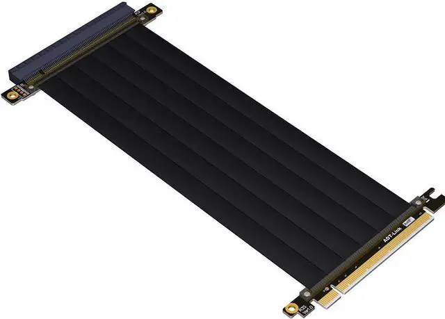Alt view image 6 of 8 - ADT-LINK PCI-E X16 to 16X 3.0 Male to Female Riser Extension Cable Graphics Card Computer Chassis PCI Express Extender Ribbon 128G/Bps (R33SL 40CM)