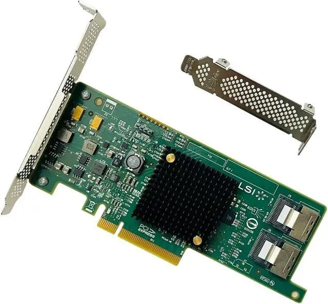 Alt view image 7 of 10 - 9207-8i SATA/SAS 6Gb/s PCI-E 3.0 HBA FW:P20 IT Mode for ZFS FreeNAS unRAID