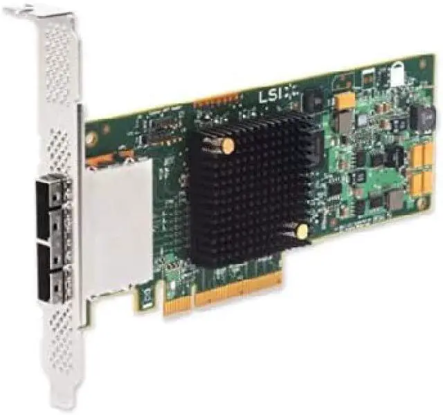Alt view image 2 of 2 - LSI SAS9207-8E Logic SGL SAS PCIE 12/3.3V CTLR 8Port Ext 6GB/S SATA Plus SAS