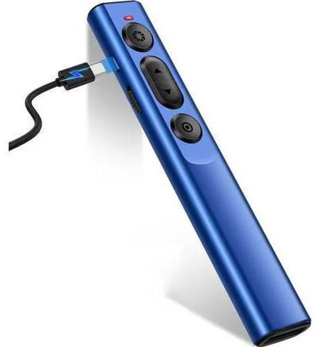 Alt view image 7 of 12 - Rechargeable Wireless Presenter Remote for PPT 2.4GHz Presentation Remote Slide Advancer Powerpoint Clicker for Mac/Computer/Laptop/Keynote
