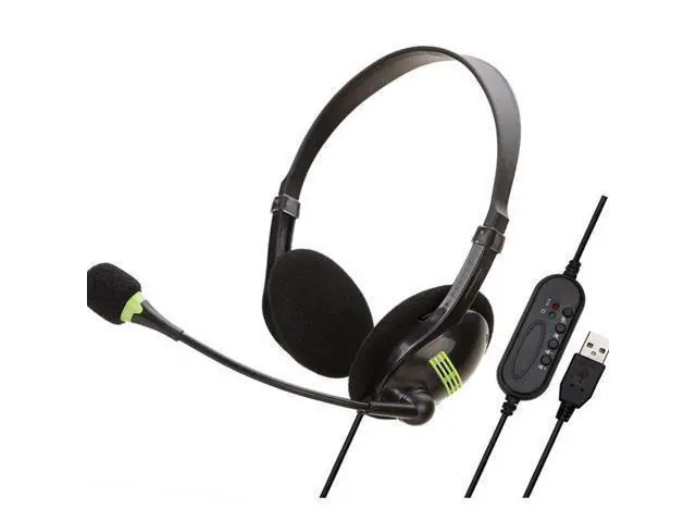 Alt view image 8 of 10 - Wired Headphones Stereo Bass Noise Reduction 30MM Dynamic Earphone USB/ 3.5MMAdjustable Head-Mounted Headset with Mic for Computer Laptop Smart Phone