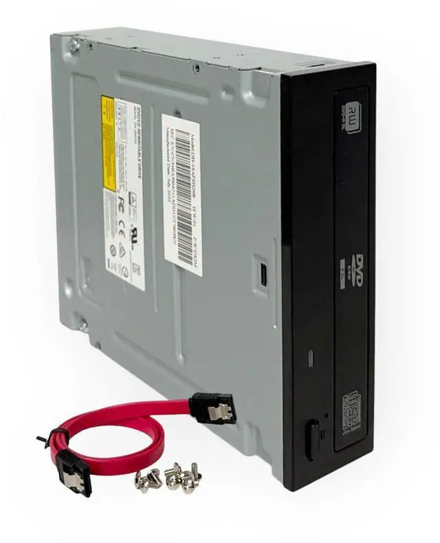 Alt view image 8 of 14 - Lite-On Dual-Layer SATA DVD±RW Optical Drive with Installation Kit for Reading and Writing CDs and DVDs on Desktop Computers, Servers, and Workstations
