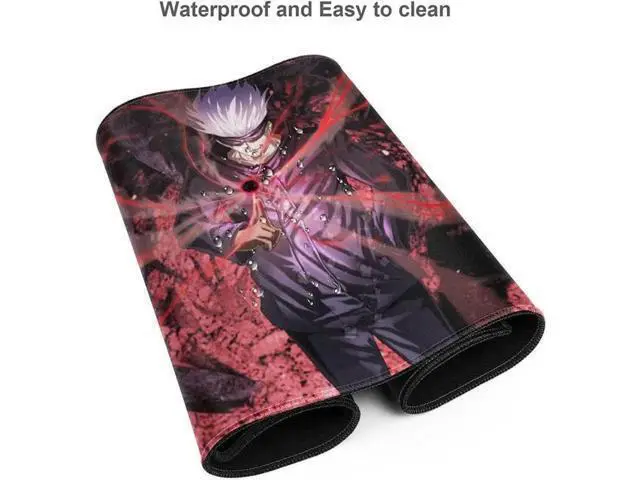 Alt view image 11 of 14 - Large Mouse Pad, Extended Gaming Mousepad Non-Slip Base Keyboard Pad,Desk Mat 24" x 14" in, Anime Mouse Pad
