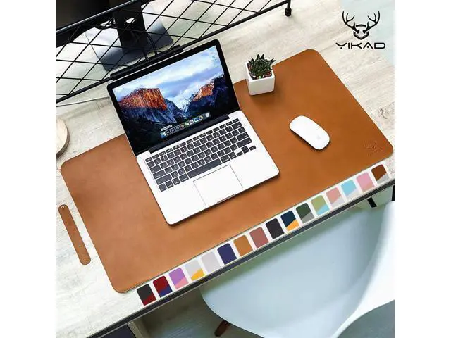 Alt view image 8 of 14 - Mouse Pad Desk Mat Map, Microfiber Leather Desk pad Large Mouse pad, Waterproof Desk Mat for Desktop 31'x15.5' Brown