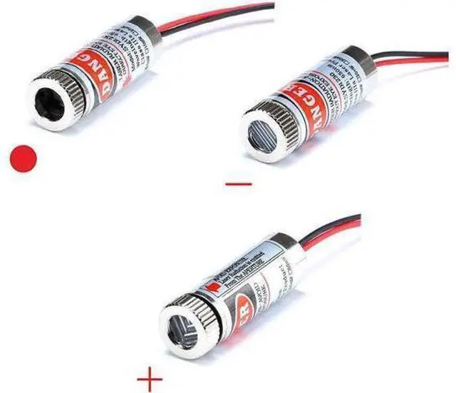 Alt view image 8 of 10 - 650nm 5mW Red Point / Line / Cross Laser Diode Module Head Glass Lens Industrial Grade Focusable Laser
