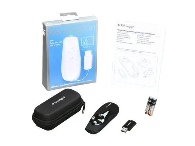 Alt view image 12 of 12 - Kensington K72353US Wireless Presenter Pro with Green Laser Pointer