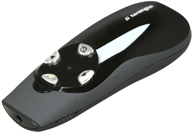 Main image of Wireless Presenter Remote with High-Visibility Green Laser, 2.4GHz PowerPoint Clicker for Mac/PC (100ft Range, Plug & Play)
