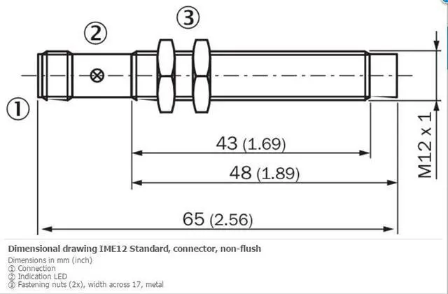 Alt view image 2 of 4 - SICK IME12-04NPSZCOS Inductive proximity sensors ,PNP,New