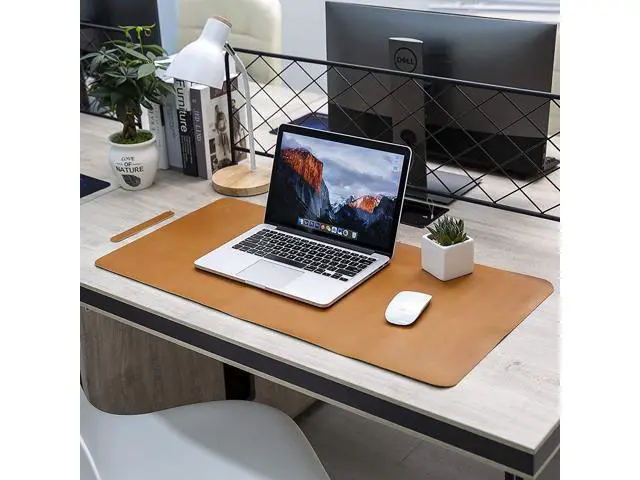 Alt view image 12 of 14 - Mouse Pad Desk Mat Map, Microfiber Leather Desk pad Large Mouse pad, Waterproof Desk Mat for Desktop 31'x15.5' Brown