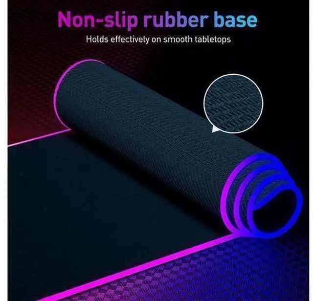 Alt view image 12 of 12 - RGB Mousepad Led Mouse Pad Large Mouse Pad Led and Big Mouse mat