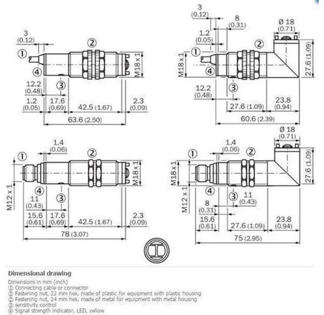 Alt view image 4 of 4 - SICK VL18-3E3812 Photoelectric retro-reflective sensor ,NPN ,New
