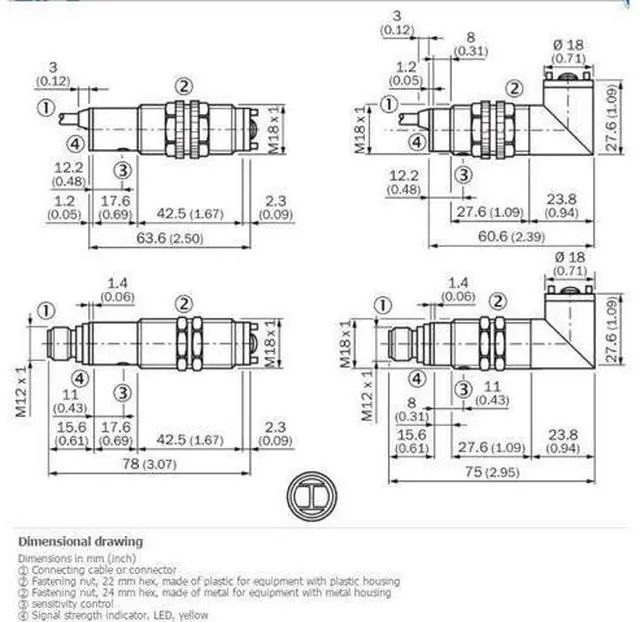 Alt view image 4 of 4 - SICK VL18-3E3612 Photoelectric retro-reflective sensor,NPN ,New