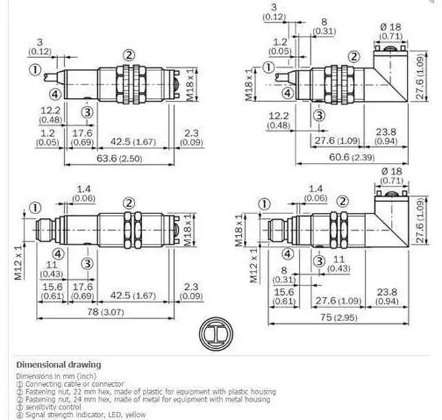 Alt view image 7 of 8 - SICK VTF18-4N3212 Photoelectric retro-reflective sensor ,NPN ,New