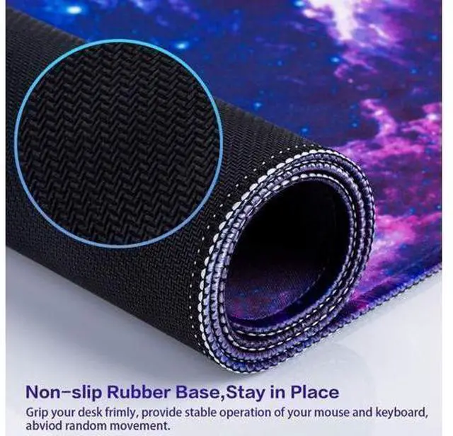 Alt view image 13 of 14 - Gaming Mouse Pad 31.5x15.7inch Large Extended Mousepad Big Computer Desk Mat for Keyboard and Mouse Full Desk Mouse Mat with Non-Slip & Rubber Base