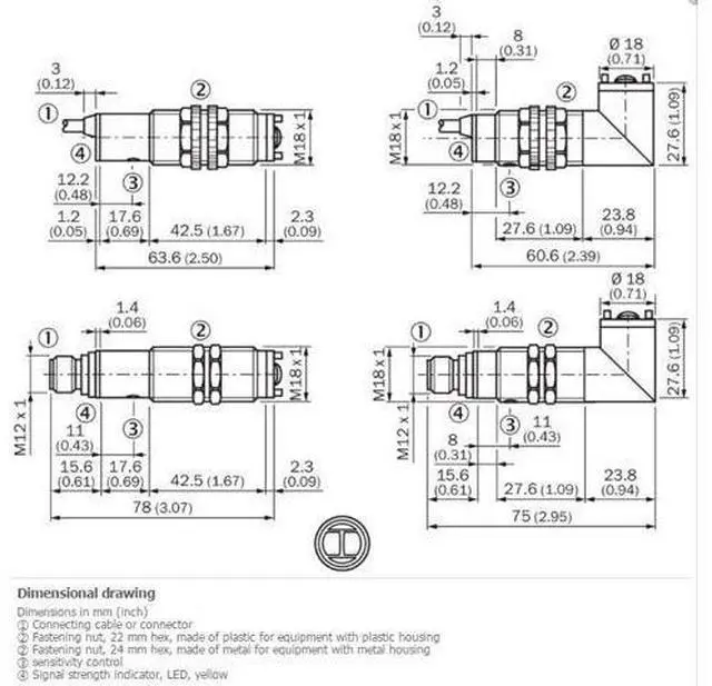 Alt view image 4 of 4 - SICK VL18-3P3312 Photoelectric retro-reflective sensor ,PNP,New