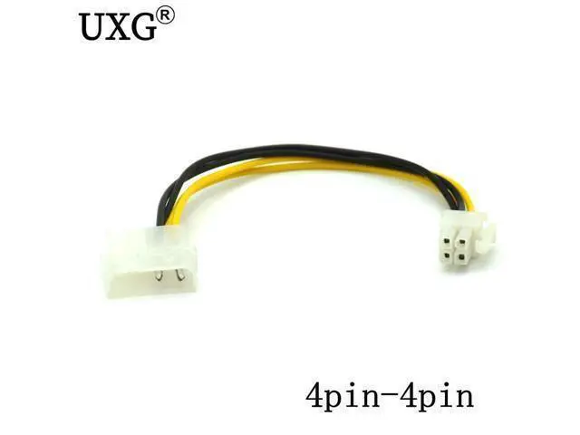 Alt view image 3 of 4 - 4Pin CPU Power supply to IDE Port Extension Cord Cable Desktop 4 pin ATX 12V P4 Power Male to Molex male Connector Cable 20cm