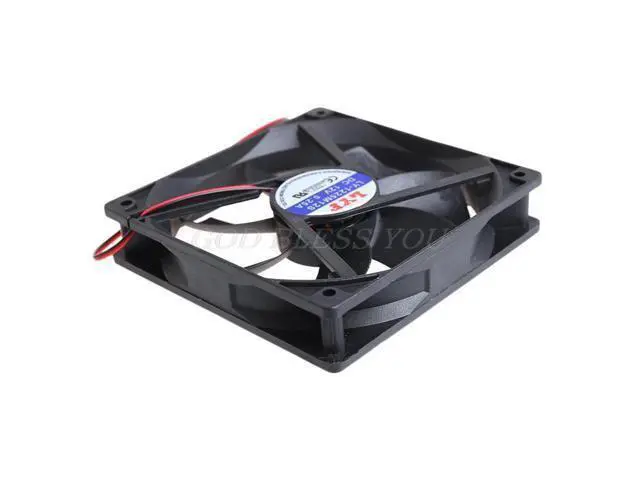 Alt view image 8 of 10 - Speed 12cm Computer 120mm 5 inches 12V 2Pin 0.5A 120x120x25mm DC Cooling Cooler Fan Case System Hydraulic Cooling Fan