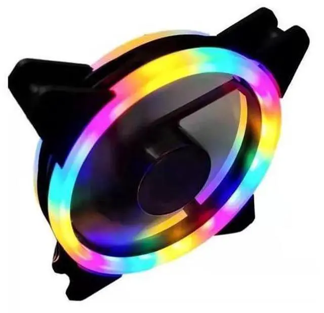 Alt view image 7 of 10 - 120mm PC Computer Ultra 15LED fan Dual Aperture Desktop PC Computer Cooling Cooler Silent Case Fan Cooling Fans
