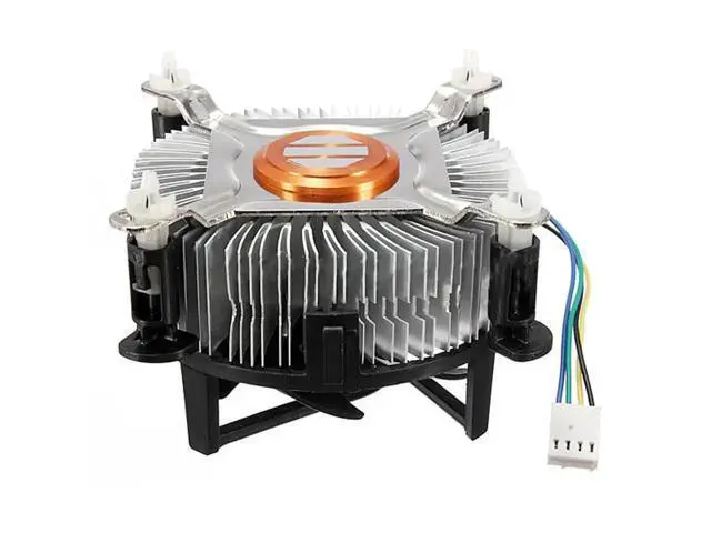Alt view image 6 of 10 - High Quality Aluminum Material CPU Cooling Fan Cooler For Computer PC Quiet Silent Cooling Fan For 775/1155/1156