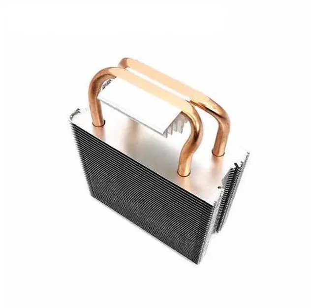 Alt view image 7 of 12 - Copper Heat Pipe Heatsink for TEC Peltier Cooler Mini CPU Radiator for DIY Semiconductor Cooling