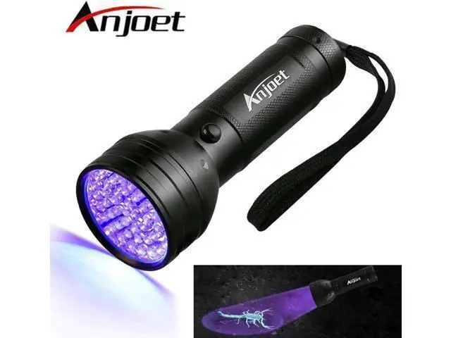 Alt view image 6 of 10 - High quality UV Light 51LED 21LED 100LED UV Light 395-400nm LED UV Flashlight torch light lamp safety UV detection