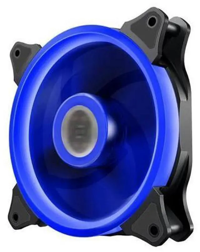 Alt view image 10 of 10 - 120mm PC Computer Ultra 15LED fan Dual Aperture Desktop PC Computer Cooling Cooler Silent Case Fan Cooling Fans