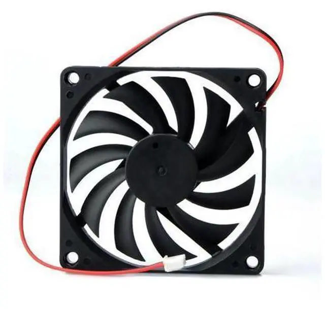 Alt view image 6 of 10 - 2 Pin Connector Cooling Fan PC Computer CPU Cooling Fan Cooler Super Quiet Silent CPU Cooling Fan P0.11 80mm for Computer Access