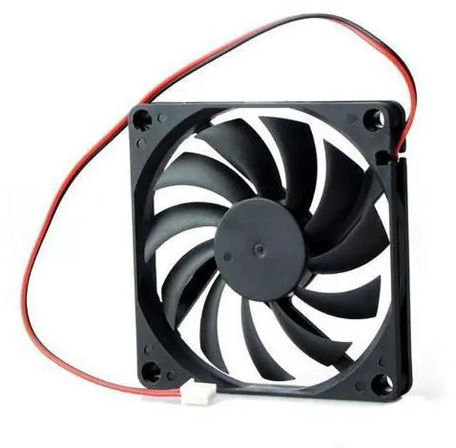 Alt view image 8 of 10 - 2 Pin Connector Cooling Fan PC Computer CPU Cooling Fan Cooler Super Quiet Silent CPU Cooling Fan P0.11 80mm for Computer Access