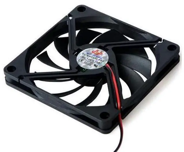 Alt view image 10 of 10 - 2 Pin Connector Cooling Fan PC Computer CPU Cooling Fan Cooler Super Quiet Silent CPU Cooling Fan P0.11 80mm for Computer Access