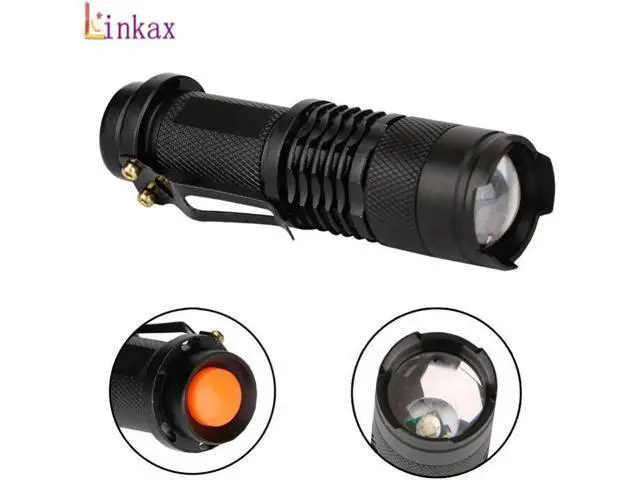 Alt view image 6 of 10 - LED UV Flashlight SK68 Purple Violet Light 395mn Torch Lamp 3 Modes Zoomable Tactical hunting camping Linternas