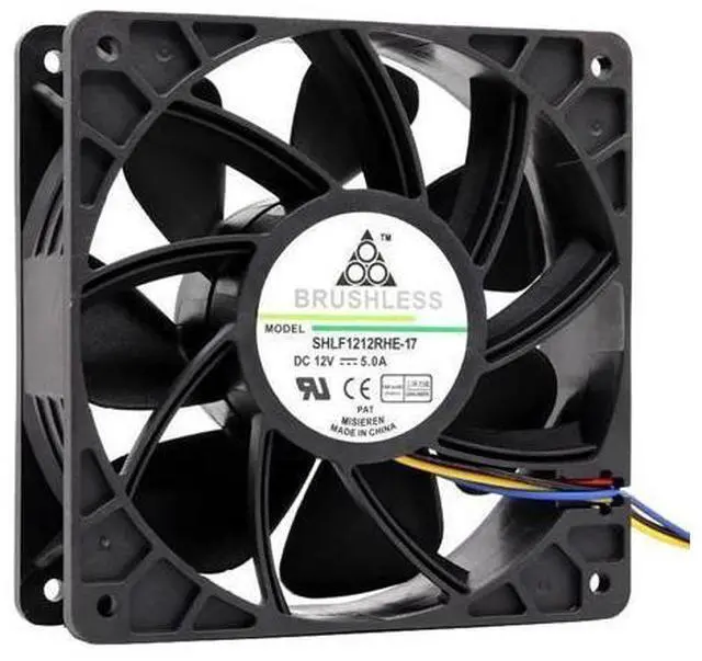 Alt view image 4 of 6 - 7500RPM Cooling Fan Replacement 4-pin Connector For Antminer Bitmain S7 S9 Cooling Cooler Silent Case Fan Cooling Fans#T2