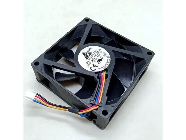 Alt view image 4 of 6 - 80mm cooling fan For Delta 8cm 8025 12V double ball fan afc0812d-a computer server CPU case power fan