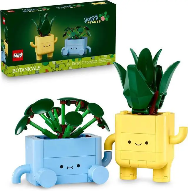 Alt view image 7 of 12 - Botanicals Happy Plants Building Toys - Bedroom or Dorm Room Decor for Girls, Boys, & Adults, Desk or Shelf Display - Birthday Gift Ideas for Kids, Ages 9+ - 10349