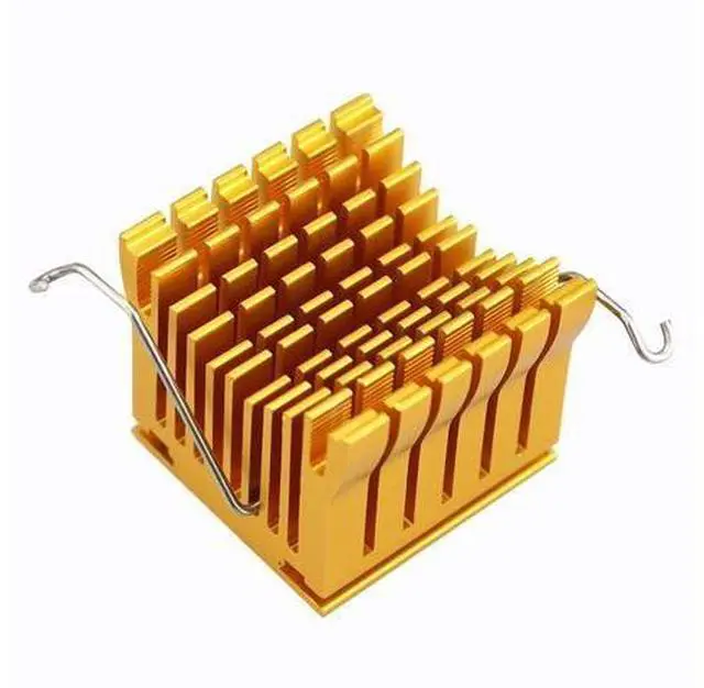 Alt view image 8 of 10 - DIY Aluminum Northbridge Heat sinks Cooler Motherboard Radiator with 40mm Cooling Fan For PC Computer Case Cooling