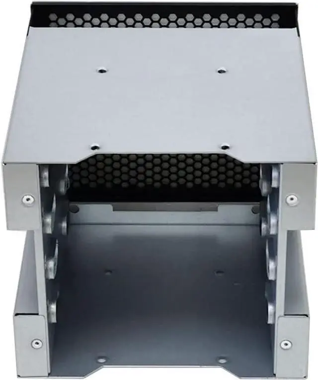 Alt view image 10 of 14 - 5" 3 x Optical Drive Bay to 4-Bay 3.5 Inch SATA SAS HDD Cage Rack Bracket Hard Drive Tray Caddy Adapter with SATA 3.0 Date Cable (W SATA 15pin Cable)