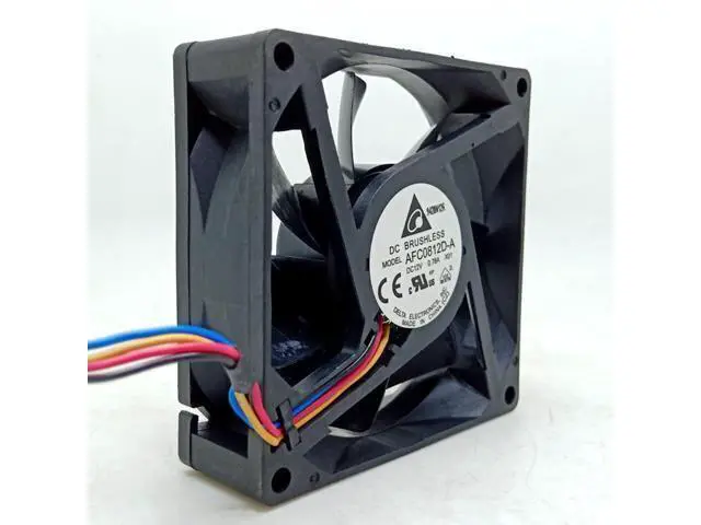 Alt view image 6 of 6 - 80mm cooling fan For Delta 8cm 8025 12V double ball fan afc0812d-a computer server CPU case power fan