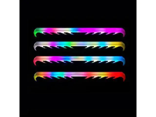 Alt view image 8 of 10 - Case Fan Cooler Colorful RGB Light Memory RAM Cooler Heat Sink Cooling Vest Radiator for DIY PC Computer Cooling Fan Cooler